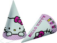 Hello Kitty Tulip Party Cone Hats