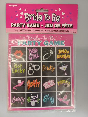 Hen Night Bride to Be Party Game