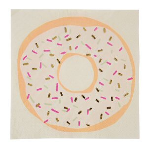 Toot sweet doughnut party napkins