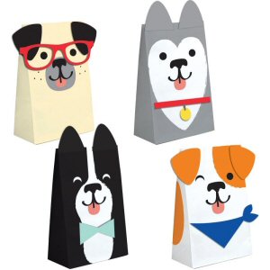 Dog Party Paper Treat Bag