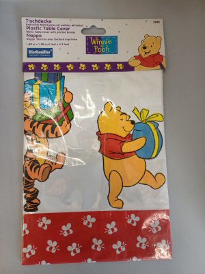 Winnie the Pooh Plastic Party Tablecover