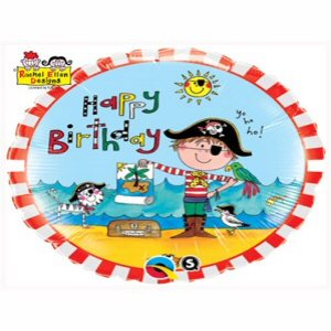 Rachel Ellen Birthday Pirate Foil Balloon