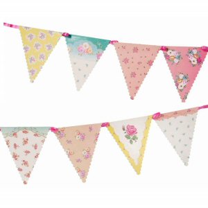 Truly Scrumptious Party Floral Bunting
