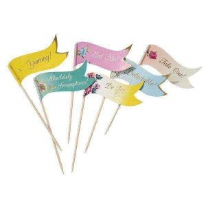 Truly Scrumptious Party Canape Flags