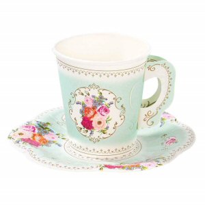 Truly Scrumptious Party Teacup and Saucer Set