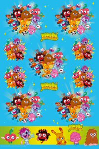 Moshi Monster's party supplies tablecover M/C