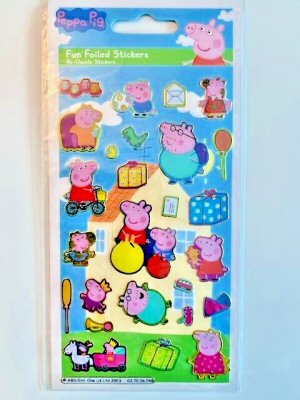Peppa Pig Foiled Sticker Sheet