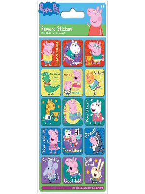 Peppa Pig Foiled Reward Sticker Sheet