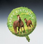 Wild Horses Party foil balloon