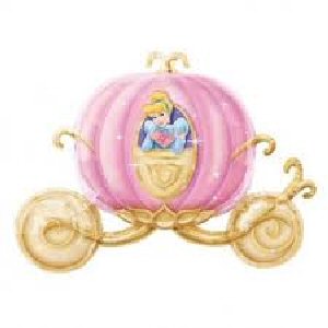 Cinderella Carriage SuperShape Foil Balloon