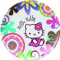 Hello Kitty Bamboo melamine plate