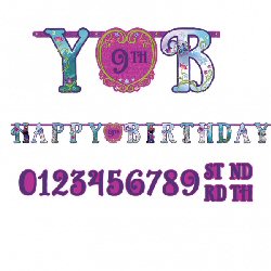 Frozen Add an Age Letter Banner Customisable