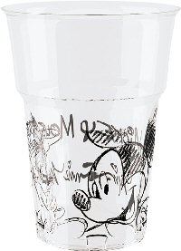 Mickey Mouse Black and White plastic cup