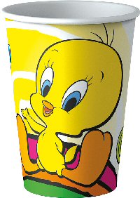 Tweety Pie party supplies cups