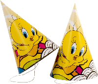 Tweety Pie party supplies party hats