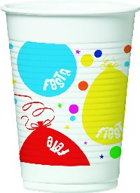 Let's party party supplies plastic cups 20cl