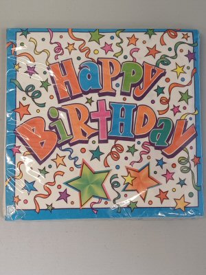 Birthday Stars Party Paper Napkins