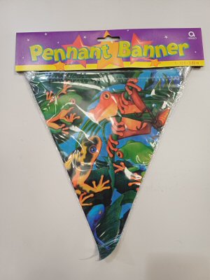 Frogs and Lizards Party Flag Bunting