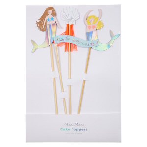 Let's Be Mermaids Cake Toppers