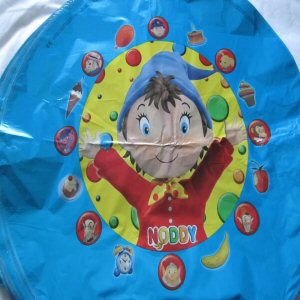 Noddy Party Blue Standard Foil Balloon