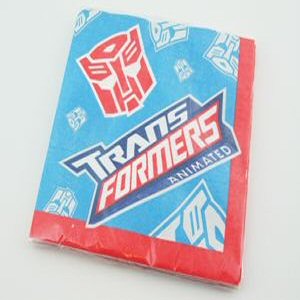 Transformers party napkins
