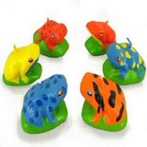 Frogs and Lizards Mini Cake Candle Set