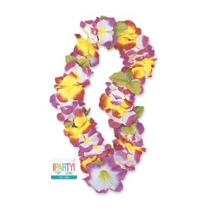 Hawaiian Lily Flower Rainbow Lei