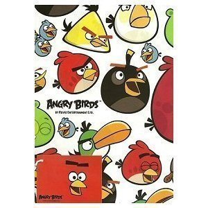 Angry Birds wrapping paper and gift tags