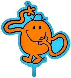 Mr Tickle Party Shaped Foil Balloon