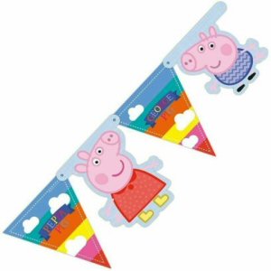 Peppa Pig Party Flag Banner