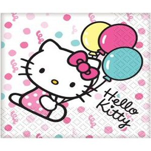 Hello Kitty Cake Party Paper Napkins