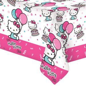 Hello Kitty Cake Party Plastic Tablecover