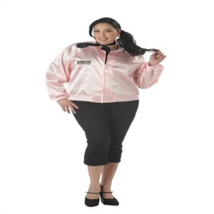 Pink Ladies Costume Jacket Plus Size