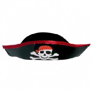 Pirates Treasure Plastic Pirate Hat Vac Form