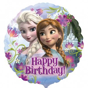 Frozen Standard Happy Birthday Foil Balloon