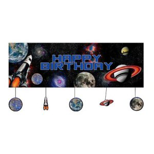 Space party banner
