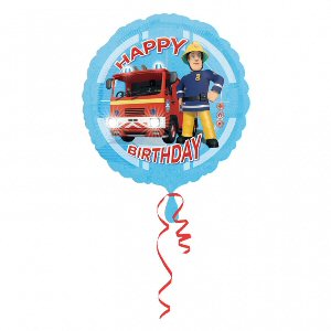 Fireman Sam Happy Birthday Standard Foil Balloon
