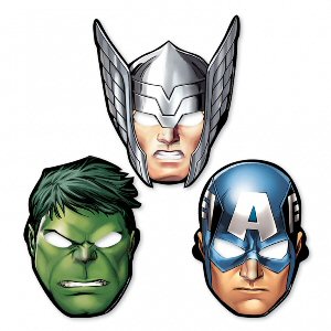 Avengers Paper Masks