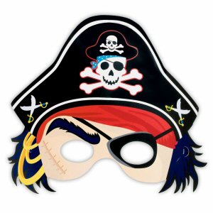 Treasure Paper Pirate With Eye Mask