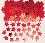Red Stardust (Metallic) Confetti  14g 
