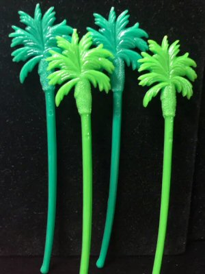 Hawaiian Luau Party Palm Tree Drink Stirrers