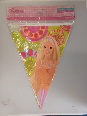 Barbie Party Plastic Bunting