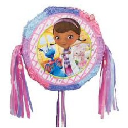 Doc McStuffins Drum Pull String Pop-Out Pinata. 19 inches Wide.