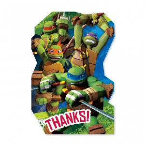 Teenage Mutant Ninja Turtles Thank You Postcards