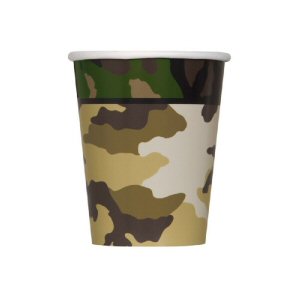 Camouflage And Army Party Paper Cups