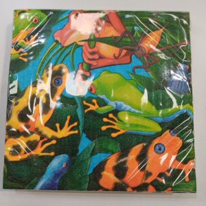 Frogs and Lizards Party Napkins