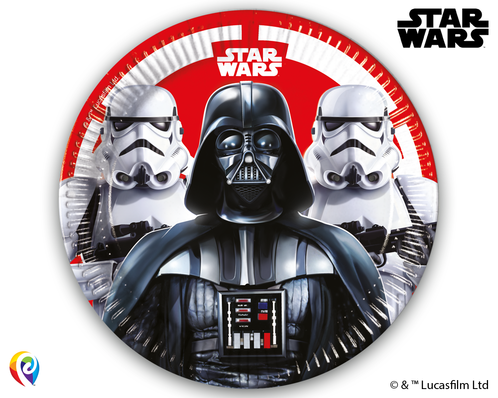 Star Wars paper party plates 23cm