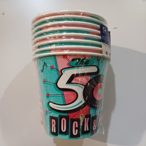 Rock and Roll Party Cups