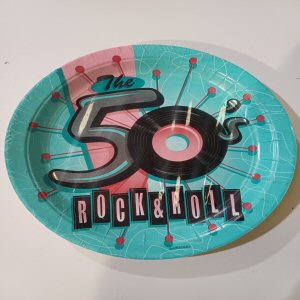 Rock and Roll Party Plates