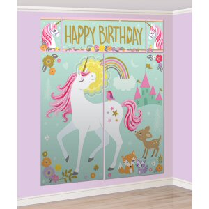 Magical Unicorn Wall Decorations with Photo Props